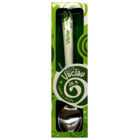 Nekupto Twister Spoon named Václav green 16 cm