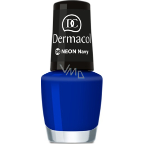 Dermacol Neon Polish Neon nail polish 08 Neon Navy 5 ml