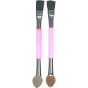 Double-sided eyeshadow applicator foam/brush 7.5 cm 2 pieces