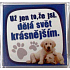 Nekupto Merry magnets Just being you makes the world more beautiful 6 x 6 cm