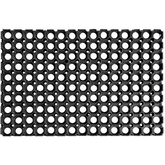 Spokar Outdoor Rubber Doormat Rectangle 40 x 60 cm 16 mm