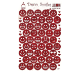 Arch Holographic decorative stickers emoticons red