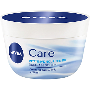 Nivea Care Nourishing Cream, 200 ml