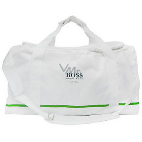 Hugo Boss Sport Bag Sports bag white green stripe 50 x 25 x 27 cm
