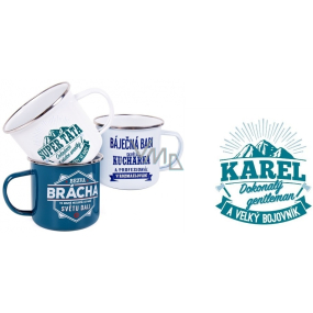 Albi Tin Mug with the Name Karel 250 ml