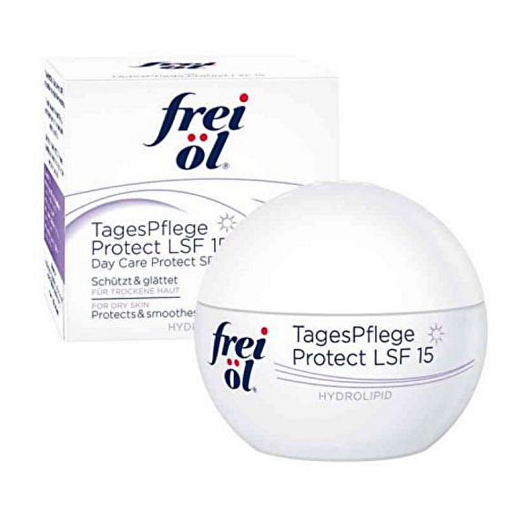 Frei Ol Hydrolipid Day Care Protect Moisturizing Cream with SPF15 Day Care Protective Cream for Dry Skin 50 ml