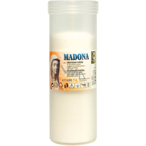 Madonna Cemetery Candle Insert Pressed White 3 Days 240 g