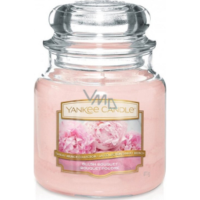 Yankee Candle Blush Bouquet - Pink bouquet scented candle Classic medium glass 411 g