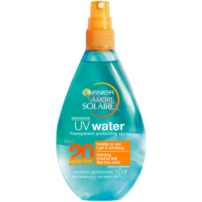 Garnier Ambre Solaire UV Water SPF20 sun protection clear water spray 150 ml