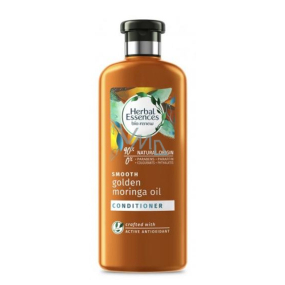 Herbal Essences Smooth Golden Moringa Oil Conditioner with moring oil, for smooth hair and easy combing, without parabens 360 ml