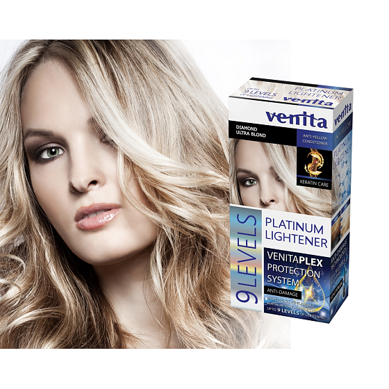 Venita Platinum brightener up to 9 shades 125 ml