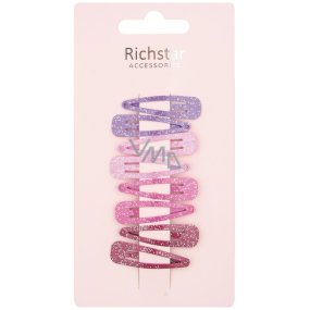 Richstar Accessories Colored paper clips with glitter 4 cm 8 pieces