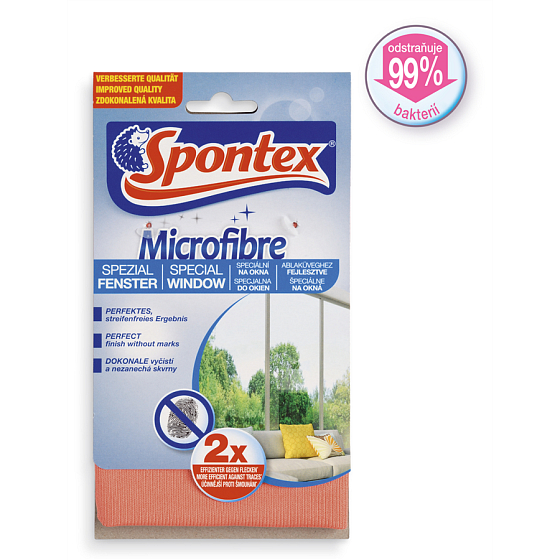 Spontex Microfibre Window microfiber cloth for windows 34 x 34 cm