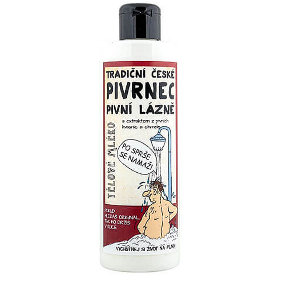Bohemia Gifts Pivrnec with extracts of beer yeast and hops body lotion 250 ml