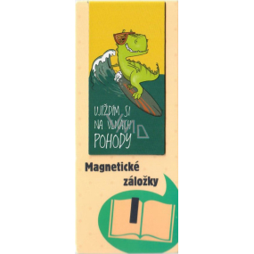 Albi Magnetic bookmark for the book I ride the waves of well-being 8.7 x 4.4 cm