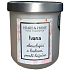 Heart & Home Fresh linen soy scented candle with the name Ivana 110 g