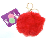 Albi Hairy Key Ring Red 11 cm