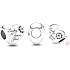 Charm Sterling silver 925 Heart, mother, clover, bead on bracelet family