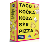 Albi Taco, cat, goat, cheese, pizza observation card game recommended age 8+