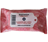 BioFresh Diamond Rose Protect Antibacterial Wipes 15 pieces