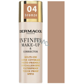 Dermacol Infinity Multipurpose Make-up and Concealer 04 Bronze 20 g