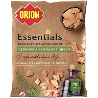 Orion Moth Balls with Cedar and Sandalwood, 20 pcs