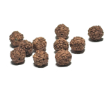 Rudraksha natural bead 8 mm, 10 pieces