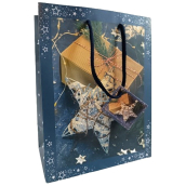 Gift paper bag Christmas WBM 2428 blue CZ/xSK/HU