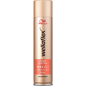 Wellaflex Frizz Control Hair Spray, Fixation 4, 250 ml