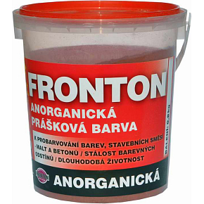 Fronton powdered color for building mixtures of mortars and concretes, 0847 dark red, 800 g
