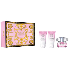 Versace Bright Crystal Eau de Toilette 50 ml + Body Lotion 50 ml + Shower Gel 50 ml, Gift Set for Women Versace Bright Crystal Eau de Toilette 50 ml + Body Lotion 50 ml + Shower Gel 50 ml, Gift Set for Women