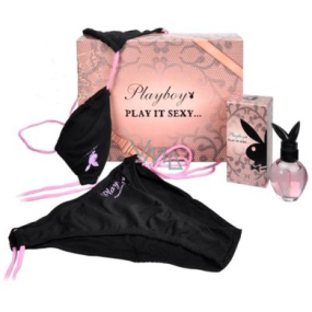 Playboy Play It Sexy Eau de Toilette 50 ml + Sexy bikini, two - piece swimsuit size A