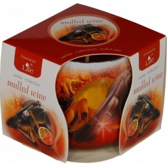 Essences of Life Mulled wine aromatic candle in glass 100 g