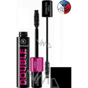 Dermacol Double Magic 2in1 Mascara Shade Black 7.5 ml