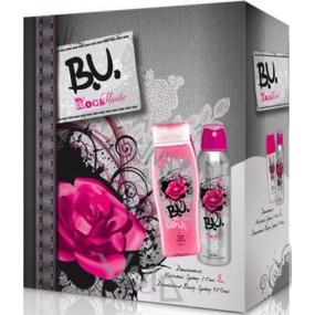 BU Rockmantic shower gel 250 ml + deodorant spray 150 ml, gift set for women