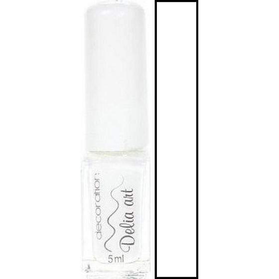 Delia Cosmetics Art decorating nail polish 01 white 5 ml