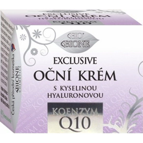 Bione Cosmetics Exclusive & Q10 Hyaluronic Acid Eye Cream for All Skin Types 51 ml