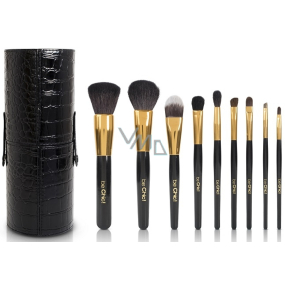 Be Chic! Luxury Professional, set of 9 cosmetic brushes with natural and synthetic bristles, cosmetic set
