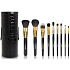 Be Chic! Luxury Professional, set of 9 cosmetic brushes with natural and synthetic bristles, cosmetic set