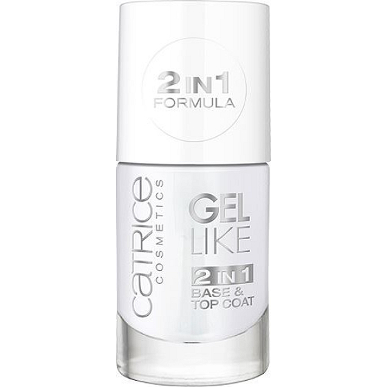 Catrice Gel Like 2in1 Base & Top Coat primer and topcoat 10 ml