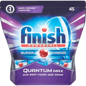 Finish Quantum Max Regular tablets in the dishwasher 45 pieces