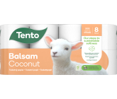 This Balsam Coconut with Coconut Milk Perfumed Toilet Paper 142 shreds 3ply 8 rolls