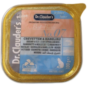 Dr. Clauders Shrimp and Cod with Meat Chunks Complete Cat Food 100 g