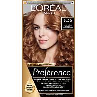 L'oreal Paris Préférence hair color, light chestnut 6.35
