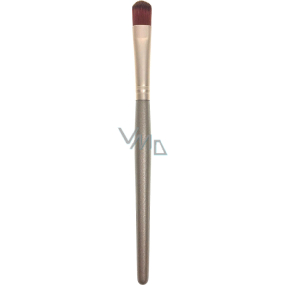 Flat round cosmetic brush brown 15 cm 30300