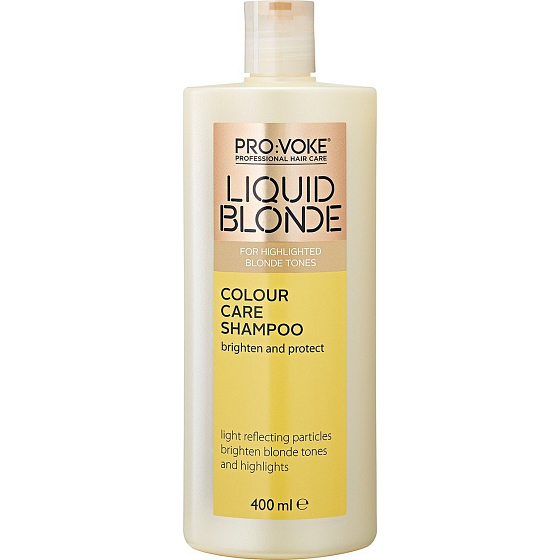 For: Voke Liquid Blonde shampoo to refresh and maintain color on highlighted blonde hair 400 ml