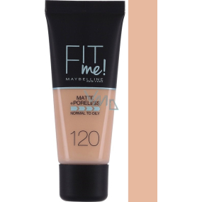 Maybelline Fit Me Matte & Poreless Foundation Makeup 120 Classic Ivory 30 ml