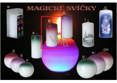 Lima Magic red candle cylinder 60 x 120 mm 1 piece