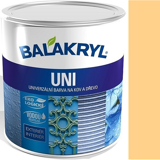 Balakryl Uni Mat 0660 Ocher universal paint for metal and wood 700 g