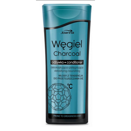 Joanna Charcoal Detoxifying Micellar Hair Conditioner with Activated Carbon 200 ml